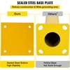 image:imageVEVOR Safety Bollard 42 Inch Height Bollard Post 55 Inch Diameter Steel Pipe Safety Bollard Post Yellow Steel Bollard Steel Safety Bollard with 8 Anchor Bolts Perfect for TrafficSensitive Area36Hx55D