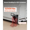 image:imageVEVOR Shipping Container Jack Lug with UShaped Handle 2Pack Storage Leveler Booster Withstands Sun amp Rain Heavy Duty Container Jack Lug for Shipping Industry Logistics Warehouse Management1Pack