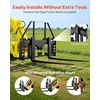image:imageVEVOR Skid Steer Pallet Forks 4000 lbs Rated Capacity Pallets Fork Frame Attachment with 42inch Pallet Forks Forklift Blades 2inch Hitch Receiver amp Spear Sleeves Fit for Skid Steers Tractors48 Forks