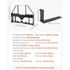 image:imageVEVOR Skid Steer Pallet Forks 4000 lbs Rated Capacity Pallets Fork Frame Attachment with 42inch Pallet Forks Forklift Blades 2inch Hitch Receiver amp Spear Sleeves Fit for Skid Steers Tractors48 Forks