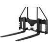 image:imageVEVOR Skid Steer Pallet Forks 4000 lbs Rated Capacity Pallets Fork Frame Attachment with 42inch Pallet Forks Forklift Blades 2inch Hitch Receiver amp Spear Sleeves Fit for Skid Steers Tractors42 Forks