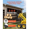 image:imageVEVOR Skid Steer Pallet Forks 4000 lbs Rated Capacity Pallets Fork Frame Attachment with 42inch Pallet Forks Forklift Blades 2inch Hitch Receiver amp Spear Sleeves Fit for Skid Steers Tractors48 Forks