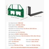 image:imageVEVOR Skid Steer Pallet Forks 50 Pallet Fork Frame with 42 Fork Blades 2inch Hitch Receiver amp Spear Sleeves Rated 4000 LB Fit for JD Tractors36 Forks