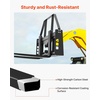 image:imageVEVOR Skid Steer Pallet Frame 4000 lbs Rated Load Capacity 45inch Pallet Fork Frame Attachments with 2inch Hitch Receiver amp Spear Sleeves Fit for Loaders Tractors Quick Attach Mount Frame Only45 x 7 x 3425 in