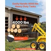 image:imageVEVOR Skid Steer Pallet Frame 4000 lbs Rated Load Capacity 45inch Pallet Fork Frame Attachments with 2inch Hitch Receiver amp Spear Sleeves Fit for Loaders Tractors Quick Attach Mount Frame Only45 x 7 x 19 in