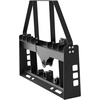image:imageVEVOR Skid Steer Pallet Frame 4000 lbs Rated Load Capacity 45inch Pallet Fork Frame Attachments with 2inch Hitch Receiver amp Spear Sleeves Fit for Loaders Tractors Quick Attach Mount Frame Only45 x 7 x 3425 in