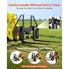image:imageVEVOR Skid Steer Pallet Frame 4000 lbs Rated Load Capacity 45inch Pallet Fork Frame Attachments with 2inch Hitch Receiver amp Spear Sleeves Fit for Loaders Tractors Quick Attach Mount Frame Only45 x 7 x 3425 in