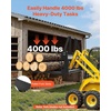 image:imageVEVOR Skid Steer Pallet Frame 4000 lbs Rated Load Capacity 45inch Pallet Fork Frame Attachments with 2inch Hitch Receiver amp Spear Sleeves Fit for Loaders Tractors Quick Attach Mount Frame Only45 x 7 x 3425 in