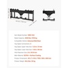 image:imageVEVOR Skid Steer Pallet Frame 4000 lbs Rated Load Capacity 45inch Pallet Fork Frame Attachments with 2inch Hitch Receiver amp Spear Sleeves Fit for Loaders Tractors Quick Attach Mount Frame Only45 x 7 x 19 in
