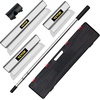 image:imageVEVOR Skimming Blade24 inch Smoothing Knife European Stainless Steel Construction Knife Aluminum Blade Profile Smoothing Knockdown Spatula for GyprockDrywallWallBoardWith Extension Handle