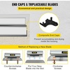 image:imageVEVOR Skimming Blade24 inch Smoothing Knife European Stainless Steel Construction Knife Aluminum Blade Profile Smoothing Knockdown Spatula for GyprockDrywallWallBoardWithout Extension Handle