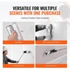 image:imageVEVOR Skimming Blade24 inch Smoothing Knife European Stainless Steel Construction Knife Aluminum Blade Profile Smoothing Knockdown Spatula for GyprockDrywallWallBoardWith Extension Handle