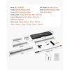 image:imageVEVOR Skimming Blade24 inch Smoothing Knife European Stainless Steel Construction Knife Aluminum Blade Profile Smoothing Knockdown Spatula for GyprockDrywallWallBoardWith Extension Handle