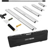 image:imageVEVOR Skimming Blade24 inch Smoothing Knife European Stainless Steel Construction Knife Aluminum Blade Profile Smoothing Knockdown Spatula for GyprockDrywallWallBoardWith Extension Handle