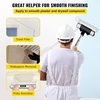image:imageVEVOR Skimming Blade24 inch Smoothing Knife European Stainless Steel Construction Knife Aluminum Blade Profile Smoothing Knockdown Spatula for GyprockDrywallWallBoardWith Extension Handle