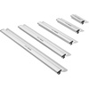 image:imageVEVOR Skimming Blade24 inch Smoothing Knife European Stainless Steel Construction Knife Aluminum Blade Profile Smoothing Knockdown Spatula for GyprockDrywallWallBoardWith Extension Handle