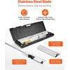 image:imageVEVOR Skimming Blade24 inch Smoothing Knife European Stainless Steel Construction Knife Aluminum Blade Profile Smoothing Knockdown Spatula for GyprockDrywallWallBoardWith Extension Handle