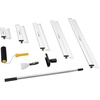 image:imageVEVOR Skimming Blade24 inch Smoothing Knife European Stainless Steel Construction Knife Aluminum Blade Profile Smoothing Knockdown Spatula for GyprockDrywallWallBoardWith Extension Handle
