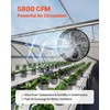 image:imageVEVOR Solar Powered Fan 30W Solar Panel with 2 Fans Adjustable Solar Panel Angle 2668 RPM HighSpeed Flexible Installation Fast Air Exchange for Greenhouse Grow Tents Chicken Coops Shelters216 Fan1 90W