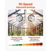 image:imageVEVOR Solar Powered Fan 30W Solar Panel with 2 Fans Adjustable Solar Panel Angle 2668 RPM HighSpeed Flexible Installation Fast Air Exchange for Greenhouse Grow Tents Chicken Coops Shelters216 Fan1 90W