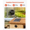 image:imageVEVOR Solar Powered Fan 30W Solar Panel with 2 Fans Adjustable Solar Panel Angle 2668 RPM HighSpeed Flexible Installation Fast Air Exchange for Greenhouse Grow Tents Chicken Coops Shelters98 Fan1 25W