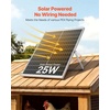 image:imageVEVOR Solar Powered Fan 30W Solar Panel with 2 Fans Adjustable Solar Panel Angle 2668 RPM HighSpeed Flexible Installation Fast Air Exchange for Greenhouse Grow Tents Chicken Coops Shelters47 Fan4 25W