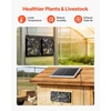 image:imageVEVOR Solar Powered Fan 30W Solar Panel with 2 Fans Adjustable Solar Panel Angle 2668 RPM HighSpeed Flexible Installation Fast Air Exchange for Greenhouse Grow Tents Chicken Coops Shelters47 Fan2 15W