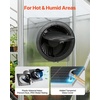 image:imageVEVOR Solar Powered Fan 30W Solar Panel with 2 Fans Adjustable Solar Panel Angle 2668 RPM HighSpeed Flexible Installation Fast Air Exchange for Greenhouse Grow Tents Chicken Coops Shelters98 Fan1 25W