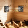 image:imageVEVOR Solar Powered Fan 30W Solar Panel with 2 Fans Adjustable Solar Panel Angle 2668 RPM HighSpeed Flexible Installation Fast Air Exchange for Greenhouse Grow Tents Chicken Coops Shelters47 Fan2 30W