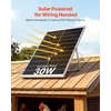 image:imageVEVOR Solar Powered Fan 30W Solar Panel with 2 Fans Adjustable Solar Panel Angle 2668 RPM HighSpeed Flexible Installation Fast Air Exchange for Greenhouse Grow Tents Chicken Coops Shelters47 Fan2 30W