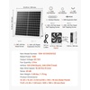 image:imageVEVOR Solar Powered Fan 30W Solar Panel with 2 Fans Adjustable Solar Panel Angle 2668 RPM HighSpeed Flexible Installation Fast Air Exchange for Greenhouse Grow Tents Chicken Coops Shelters47 Fan2 15W