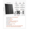 image:imageVEVOR Solar Powered Fan 30W Solar Panel with 2 Fans Adjustable Solar Panel Angle 2668 RPM HighSpeed Flexible Installation Fast Air Exchange for Greenhouse Grow Tents Chicken Coops Shelters47 Fan4 25W