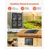 image:imageVEVOR Solar Powered Fan 30W Solar Panel with 2 Fans Adjustable Solar Panel Angle 2668 RPM HighSpeed Flexible Installation Fast Air Exchange for Greenhouse Grow Tents Chicken Coops Shelters47 Fan4 25W