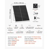 image:imageVEVOR Solar Powered Fan 30W Solar Panel with 2 Fans Adjustable Solar Panel Angle 2668 RPM HighSpeed Flexible Installation Fast Air Exchange for Greenhouse Grow Tents Chicken Coops Shelters98 Fan1 25W