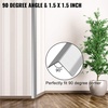 image:imageVEVOR Stainless Steel Corner Guards 15 x 15 x 48 inch Metal Wall Corner Protector Pack of 10 Corner Guards 20 Ga 304 Stainless Corner Guard with 90Degree Angle for Wall Protection and Decoration15x15x48 Inch