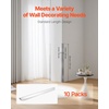 image:imageVEVOR Stainless Steel Wall Corner Protector 2 x 2 x 48 inch 10 Pack Metal Corner Guards 304 Stainless Steel Edge Trim 90Degree Angle for HomeOfficeCommercial Wall Protection with 3m Tape
