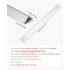 image:imageVEVOR Stainless Steel Wall Corner Protector 2 x 2 x 48 inch 10 Pack Metal Corner Guards 304 Stainless Steel Edge Trim 90Degree Angle for HomeOfficeCommercial Wall Protection with 3m Tape