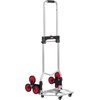 image:imageVEVOR Stair Climbing Cart 440 lbs 330 lbs StairClimbing Capacity HeavyDuty Folding Trolley Cart with Telescoping Handle 6 Wheels and 2 Bungee Cords for Home Groceries Warehouse2717 x 187 x 4528