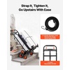 image:imageVEVOR Stair Climbing Dolly 460 lbs HeavyDuty Folding Trolley Cart for Stairs with Telescoping Handle 6 Wheels amp 2 Ropes Stair Climber Dolly for Home Groceries Warehouse293 x 192 x 440
