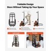 image:imageVEVOR Stair Climbing Dolly 460 lbs HeavyDuty Folding Trolley Cart for Stairs with Telescoping Handle 6 Wheels amp 2 Ropes Stair Climber Dolly for Home Groceries Warehouse293 x 192 x 440