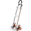 image:imageVEVOR Stair Climbing Dolly 460 lbs HeavyDuty Folding Trolley Cart for Stairs with Telescoping Handle 6 Wheels amp 2 Ropes Stair Climber Dolly for Home Groceries Warehouse604 x 210 x 179