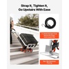 image:imageVEVOR Stair Climbing Dolly 460 lbs HeavyDuty Folding Trolley Cart for Stairs with Telescoping Handle 6 Wheels amp 2 Ropes Stair Climber Dolly for Home Groceries Warehouse604 x 210 x 179