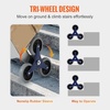 image:imageVEVOR Stair Climbing Dolly 460 lbs HeavyDuty Folding Trolley Cart for Stairs with Telescoping Handle 6 Wheels amp 2 Ropes Stair Climber Dolly for Home Groceries Warehouse598 x 203 x 181