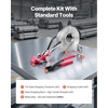 image:imageVEVOR Steel Banding Strapping Kit Heavy Duty Banding Sealer Tool with 100 ft Binding Straps 100 Metal Clasps Manual Pallet Packaging Strapping Kit for Warehouse Transportation Industrial BundlingSteel 34x400 4PC Set