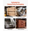 image:imageVEVOR Steel Banding Strapping Kit Heavy Duty Banding Sealer Tool with 100 ft Binding Straps 100 Metal Clasps Manual Pallet Packaging Strapping Kit for Warehouse Transportation Industrial BundlingSteel 34x200 4PC Set