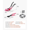 image:imageVEVOR Steel Banding Strapping Kit Heavy Duty Banding Sealer Tool with 100 ft Binding Straps 100 Metal Clasps Manual Pallet Packaging Strapping Kit for Warehouse Transportation Industrial BundlingSteel 34x400 4PC Set