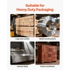image:imageVEVOR Steel Banding Strapping Kit Heavy Duty Banding Sealer Tool with 100 ft Binding Straps 100 Metal Clasps Manual Pallet Packaging Strapping Kit for Warehouse Transportation Industrial BundlingSteel 34x600 5PC Set