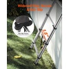 image:imageVEVOR Telescoping Ladder 85FT Aluminum Lightweight Extension Ladder OneButton Retraction Collapsible Ladder 375 LBS Capacity with NonSlip Feet Portable Compact Ladders for Home RV Loft85FT