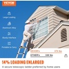image:imageVEVOR Telescoping Ladder 85FT Aluminum Lightweight Extension Ladder OneButton Retraction Collapsible Ladder 375 LBS Capacity with NonSlip Feet Portable Compact Ladders for Home RV Loft105FT