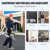 image:imageVEVOR Telescoping Ladder 85FT Aluminum Lightweight Extension Ladder OneButton Retraction Collapsible Ladder 375 LBS Capacity with NonSlip Feet Portable Compact Ladders for Home RV Loft125 FTAShape